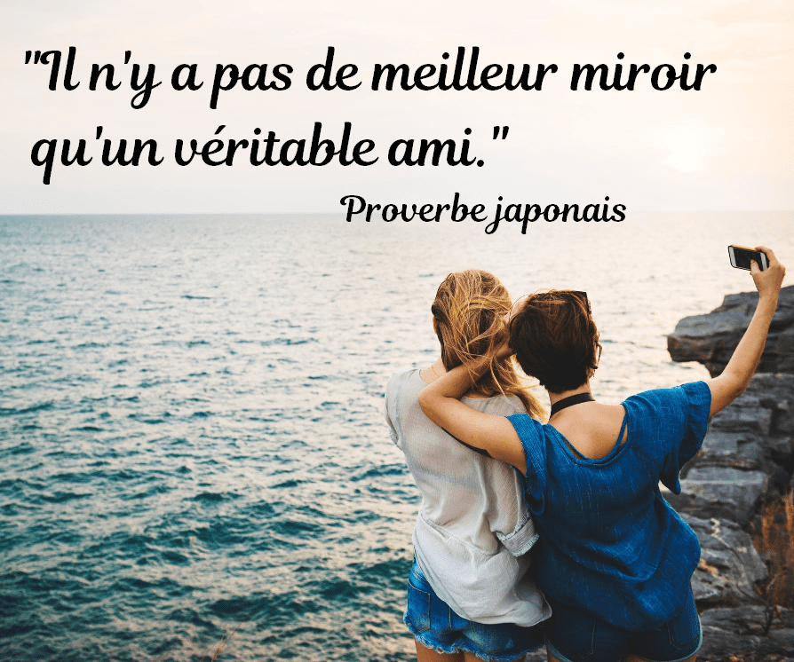 Proverbe japonais ami miroir